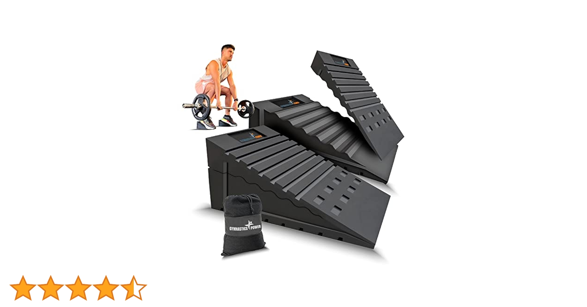 Amazon | Gymnastics Power 調整可能なスクワットウェッジ